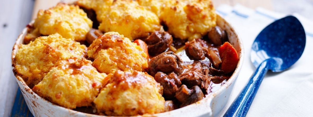 Braised Mushroom and Beef Casserole